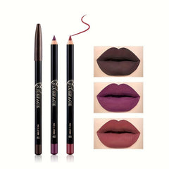 12 Colors Waterproof Lipstick Pen Contouring Outlining