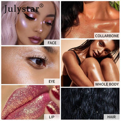Fairy Powder Body Brightening Blusher Highlighter Makeup