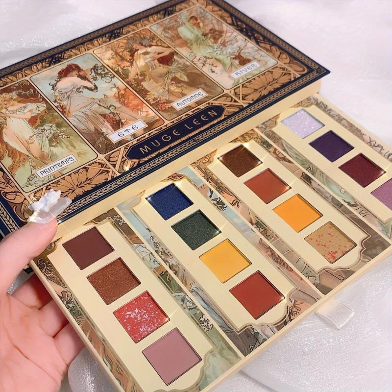 Retro Court Style Eyeshadow Palette Earth Daily Makeup Set