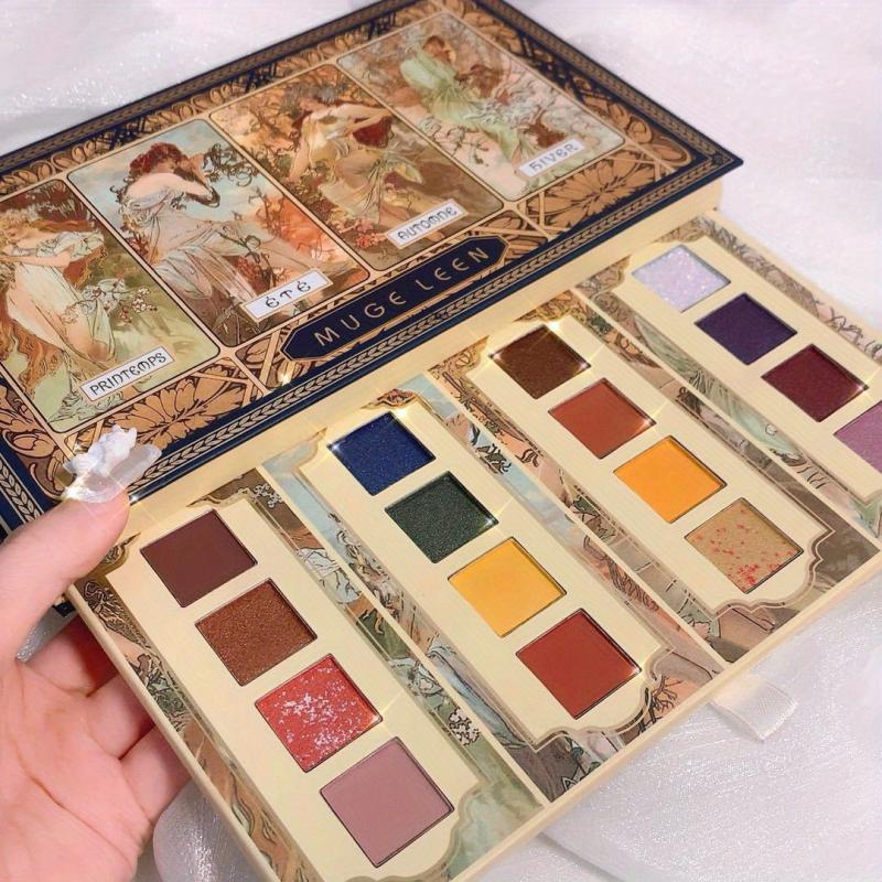 Retro Court Style Eyeshadow Palette Earth Daily Makeup Set