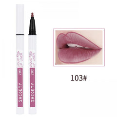 Long Lasting Matte Lip Liner Pencil - Waterproof Sweatproof - Easy to Carry