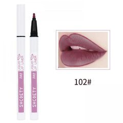 Long Lasting Matte Lip Liner Pencil - Waterproof Sweatproof - Easy to Carry