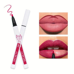 Long Lasting Matte Lip Liner Pencil - Waterproof Sweatproof - Easy to Carry