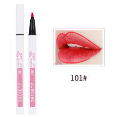 Long Lasting Matte Lip Liner Pencil - Waterproof Sweatproof - Easy to Carry