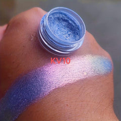 Multicolor Eyeshadow Powder Lightweight Rainbow Gradient Holographic Eyeshadow