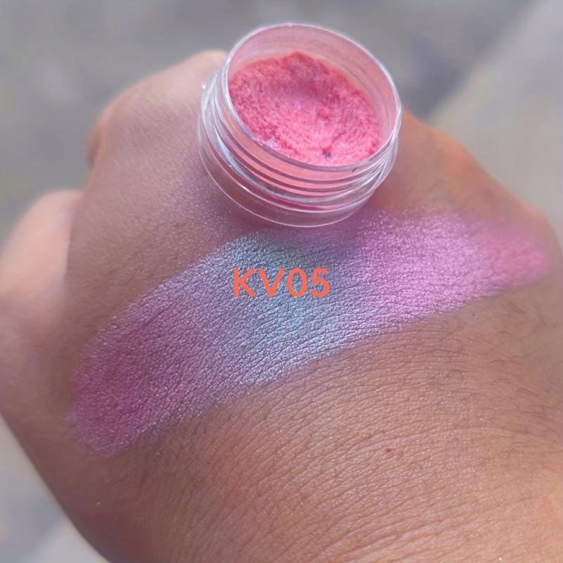 Multicolor Eyeshadow Powder Lightweight Rainbow Gradient Holographic Eyeshadow