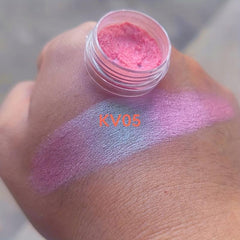 Multicolor Eyeshadow Powder Lightweight Rainbow Gradient Holographic Eyeshadow