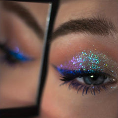Multicolor Eyeshadow Powder Lightweight Rainbow Gradient Holographic Eyeshadow