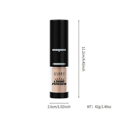 Long Lasting Loose Powder with Brush for Medium Skin Tones