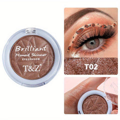 Monochrome Eyeshadow Powder Sequins Sparkle High Gloss Powder