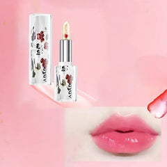 Crystal Changing Petal Lipstick Golden Foil Moisturizing Lip Balm