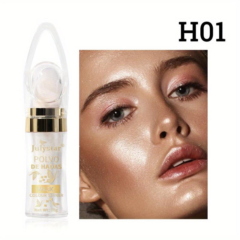 Moonbeam Glitter Highlighter Powder Stick for Face Body Lips Eyes