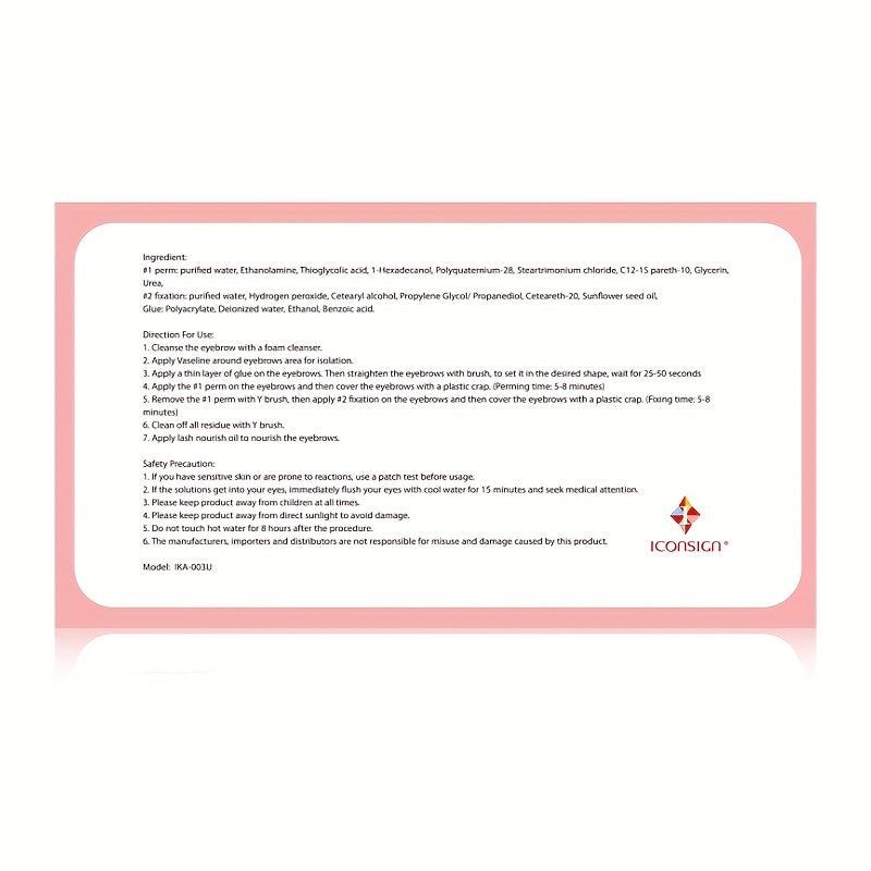 DIY Eyebrow Lift Kit Professional Styling Keratin Lamination
