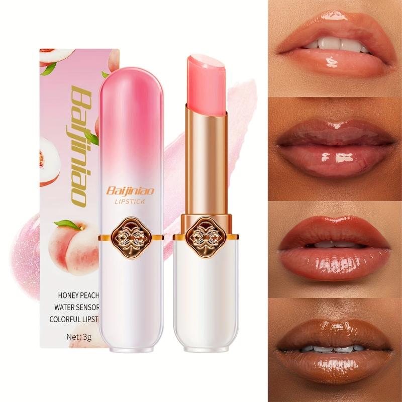 Peach Temp. Changing Lipstick Moisturizing Waterproof Hydrating Caring Lips
