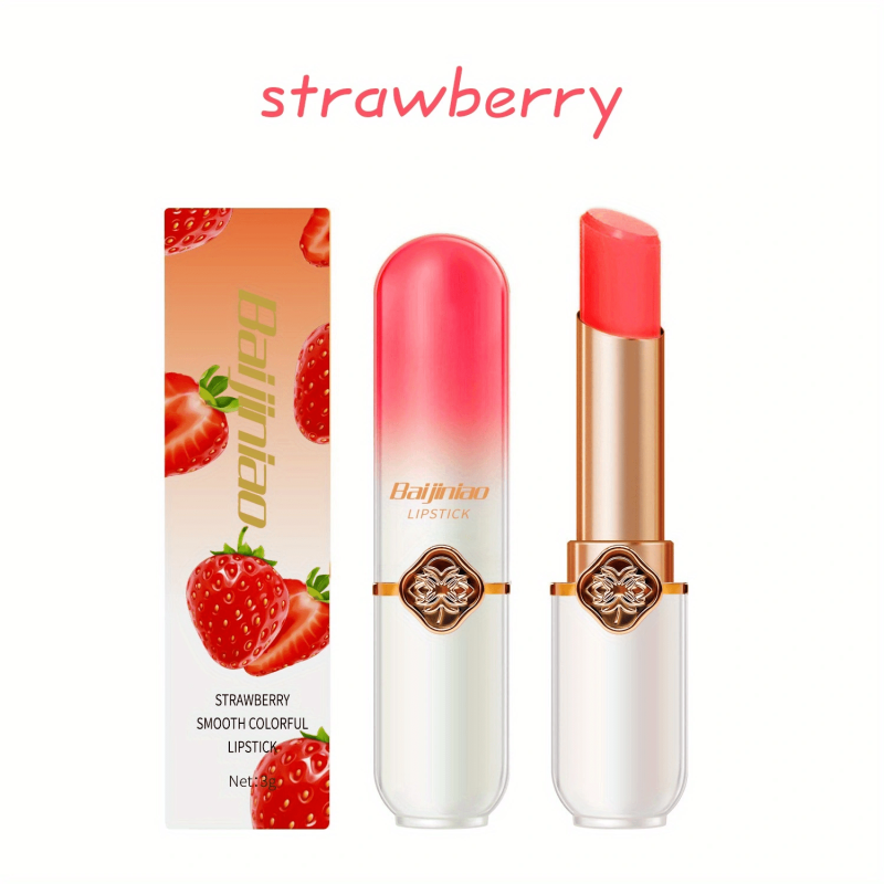Peach Temp. Changing Lipstick Moisturizing Waterproof Hydrating Caring Lips
