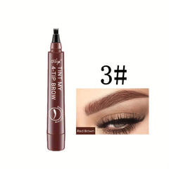 5 Colors Waterproof Eyebrow Pencil - Rich Liquid Eyebrow Pencil