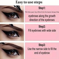5 Colors Waterproof Eyebrow Pencil - Rich Liquid Eyebrow Pencil