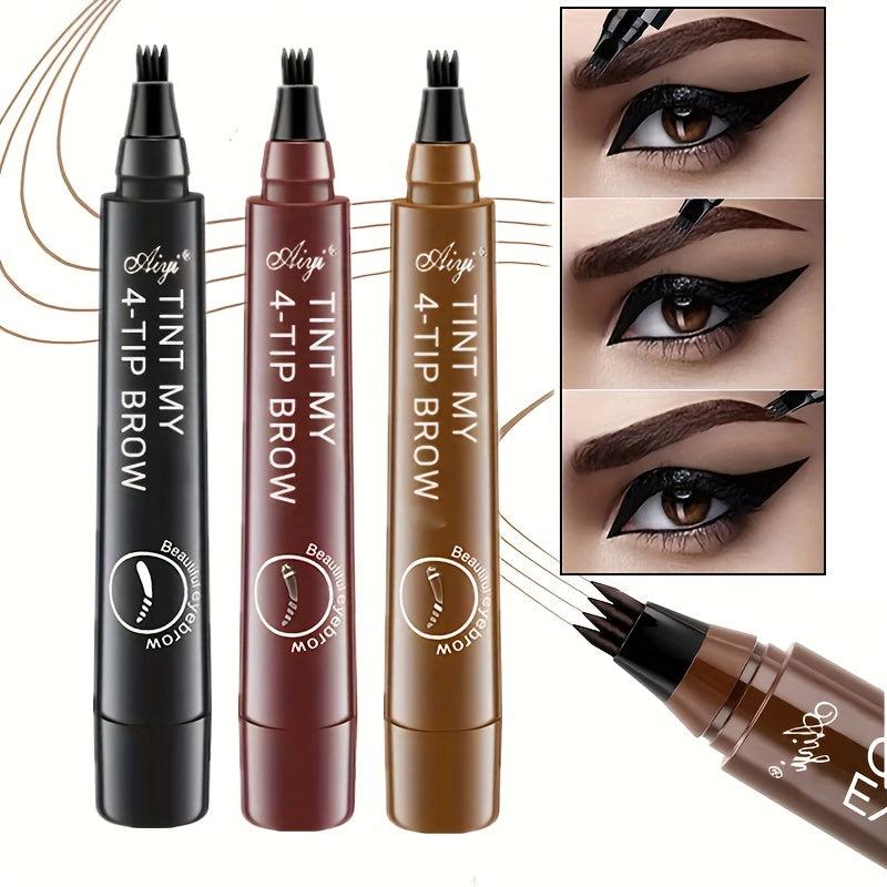 5 Colors Waterproof Eyebrow Pencil - Rich Liquid Eyebrow Pencil