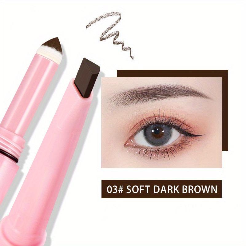 Waterproof Double Ended Eyebrow Pencil with Powder and Tint