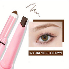 Waterproof Double Ended Eyebrow Pencil with Powder and Tint