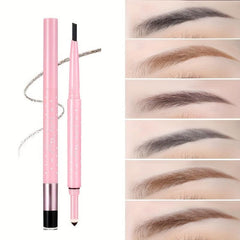 Waterproof Double Ended Eyebrow Pencil with Powder and Tint