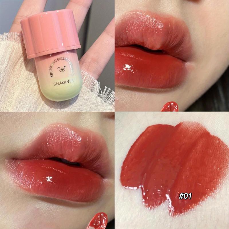 Water Light Crystal Bear Lip Glaze Lip Balm Gloss