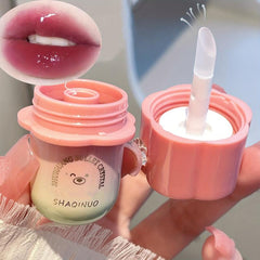 Water Light Crystal Bear Lip Glaze Lip Balm Gloss