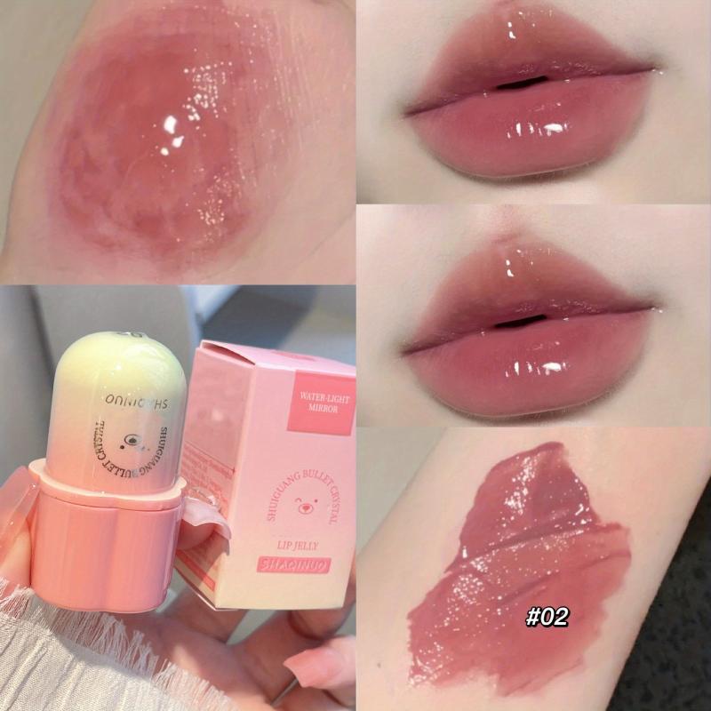 Water Light Crystal Bear Lip Glaze Lip Balm Gloss
