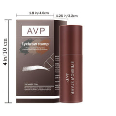 Waterproof Eyebrow Shaping Set with Stencil, Powder Stick & Brush