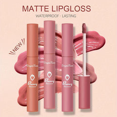Matte Velvet Lip Glaze 12 Colors Long Lasting Lipstick