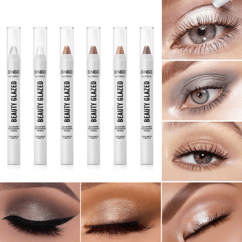 6 Colors Eyeshadow Pen Tearful Eye Makeup Shimmer Pearly Finish