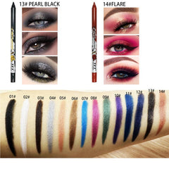 Highlighter Eyeshadow Pencil Glitter Sequin Eyeliner Pen 14 Colors
