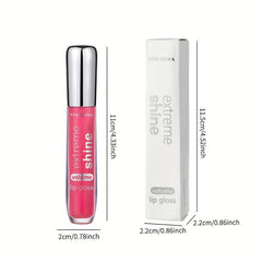 6 Colors Pearlescent Lip Honey Glaze Dewy Plumping Lip Glass