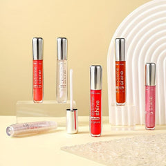 6 Colors Pearlescent Lip Honey Glaze Dewy Plumping Lip Glass