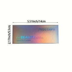 9 Colors Eyeshadow Palette Brown Golden Matte Pearly Sequin Finish