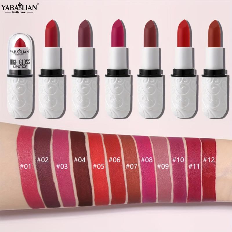 Matte Velvet Finish Nude Lipstick Long Lasting Hydrating Lip Gloss