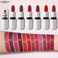 Matte Velvet Finish Nude Lipstick Long Lasting Hydrating Lip Gloss