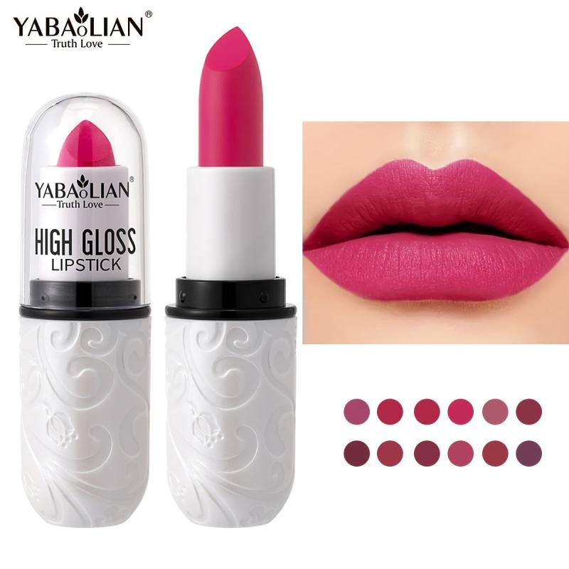 Matte Velvet Finish Nude Lipstick Long Lasting Hydrating Lip Gloss