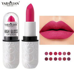 Matte Velvet Finish Nude Lipstick Long Lasting Hydrating Lip Gloss