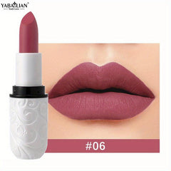 Matte Velvet Finish Nude Lipstick Long Lasting Hydrating Lip Gloss