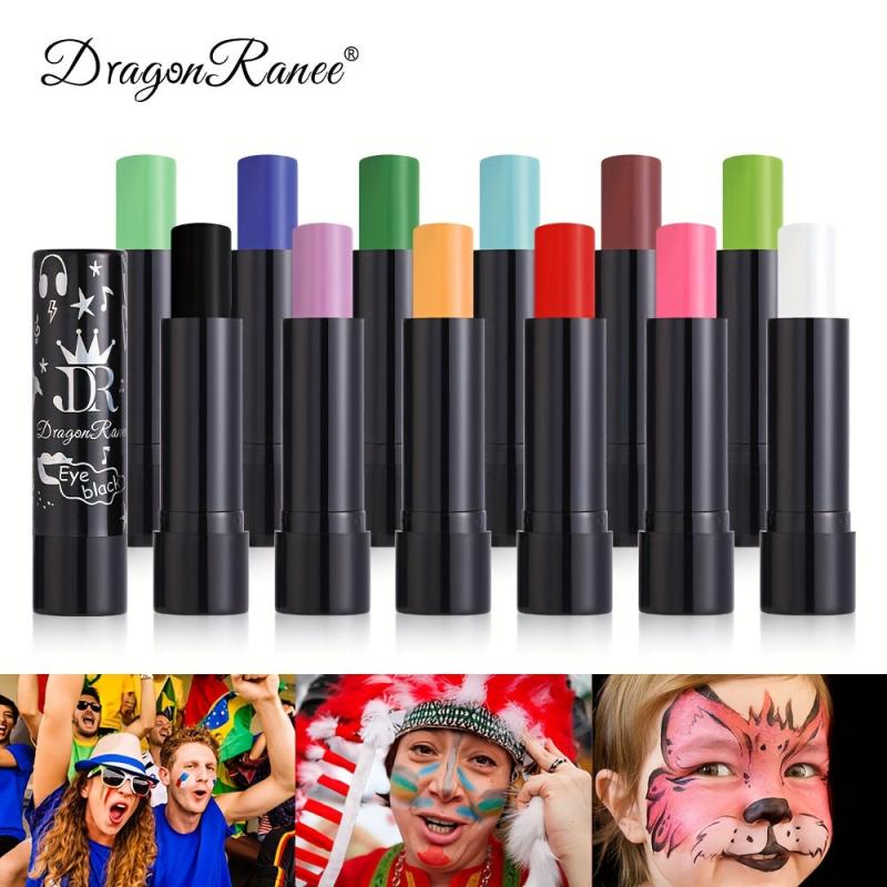 Matte Halloween Makeup Lipstick Crayons - Durable, Waterproof, Smooth