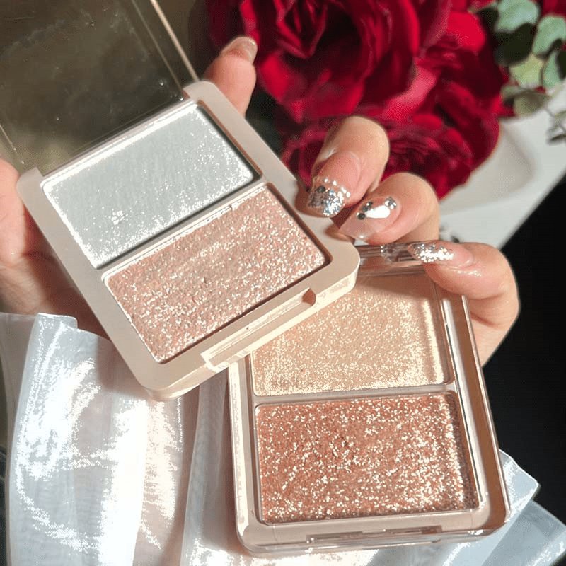 Diamond Glitter Highlighter Palette for Face & Body
