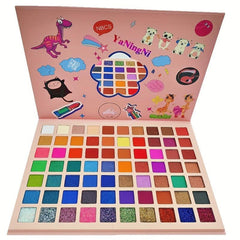 70 Eyeshadow Palette Shimmer Matte Finish