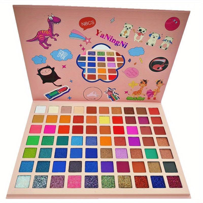 70 Eyeshadow Palette Shimmer Matte Finish