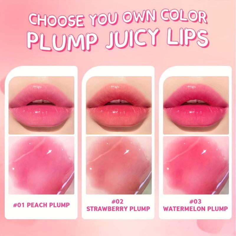 24K Golden Lip Glaze Moisturizing Lip Gloss Dry Flower Jelly Lip Glaze