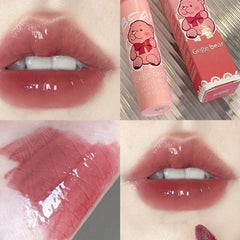 Colorful Watery Lip Gloss Mirror Glow Jelly Plumping Lip Moisturizing Lip Gloss
