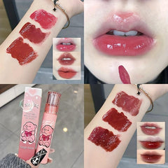 Colorful Watery Lip Gloss Mirror Glow Jelly Plumping Lip Moisturizing Lip Gloss