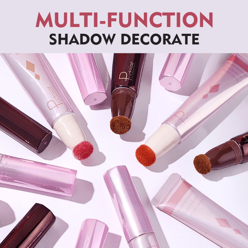 Creamy Highlighter Blush Stick in Orange Peach