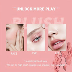 Pudaier Soft Matte Monochrome Blusher for Natural Look