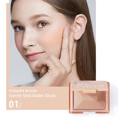 Pudaier Soft Matte Monochrome Blusher for Natural Look